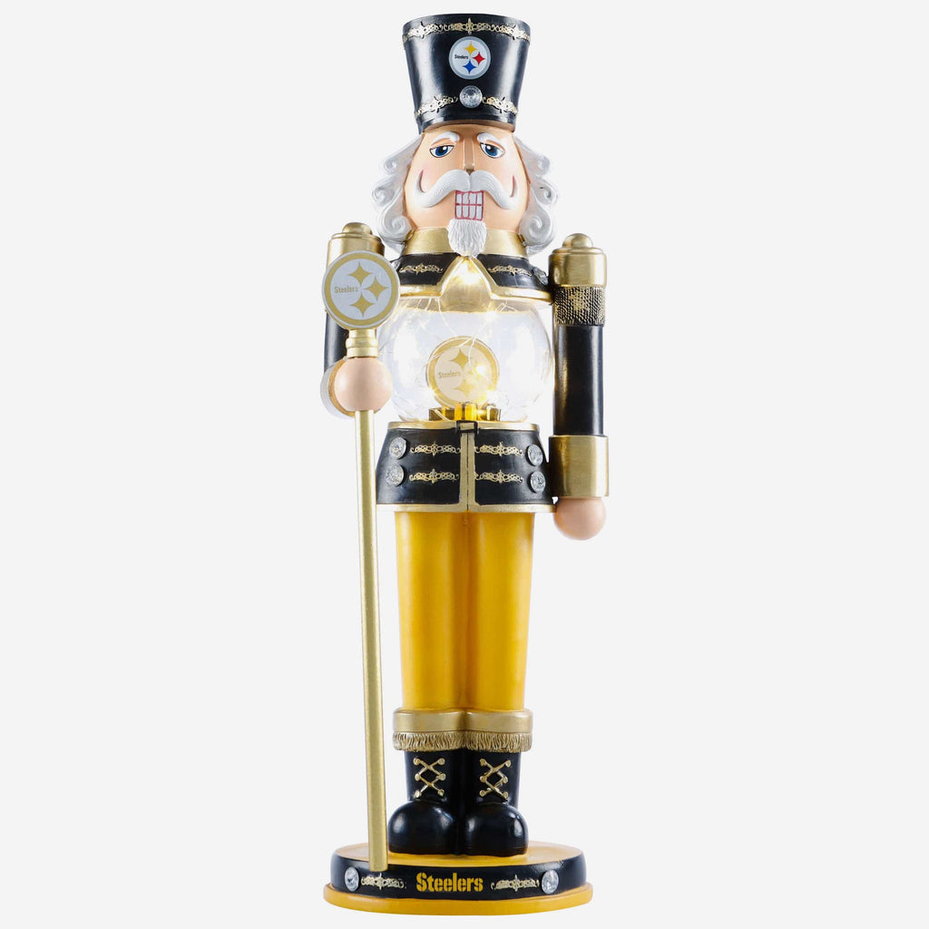 Pittsburgh Steelers Light Up Nutcracker FOCO - FOCO.com