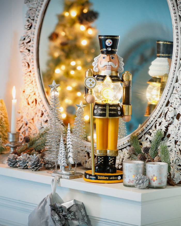 Pittsburgh Steelers Light Up Nutcracker FOCO - FOCO.com