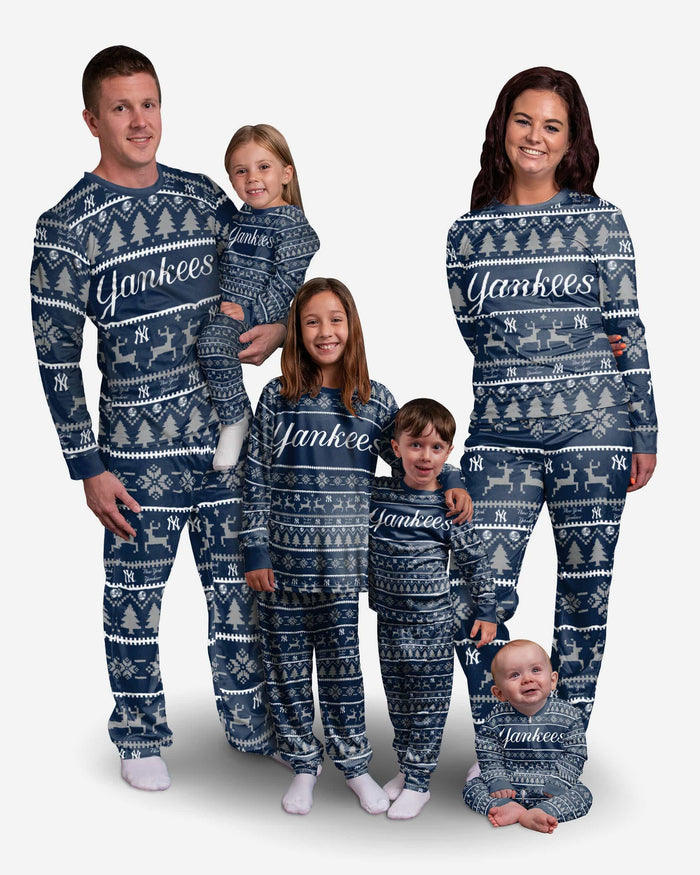 New York Yankees Toddler Family Holiday Pajamas FOCO - FOCO.com