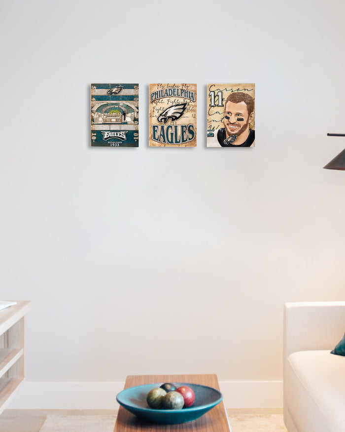 Philadelphia Eagles Lincoln Financial Field Stadium Wall Plaque FOCO - FOCO.com