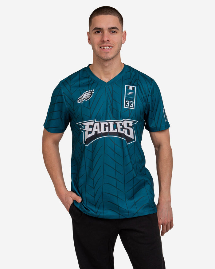 Philadelphia Eagles Short Sleeve Soccer Style Jersey FOCO S - FOCO.com