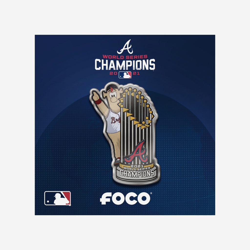 Atlanta Braves 2021 World Series Champions Single Pin FOCO - FOCO.com