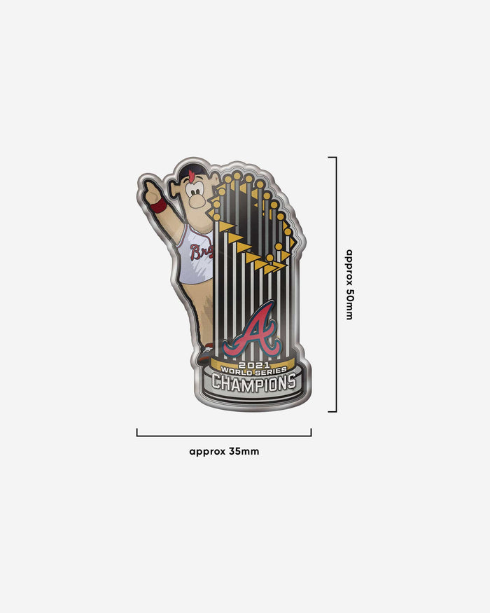 Atlanta Braves 2021 World Series Champions Single Pin FOCO - FOCO.com