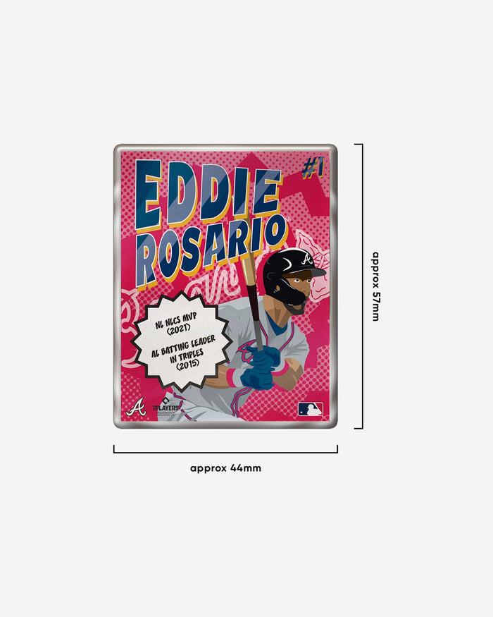 Eddie Rosario Atlanta Braves Comic Single Pin FOCO - FOCO.com