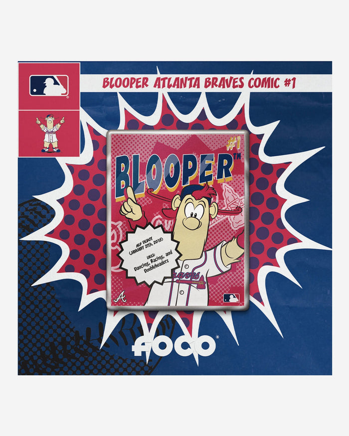 Blooper Atlanta Braves Comic Single Pin FOCO - FOCO.com