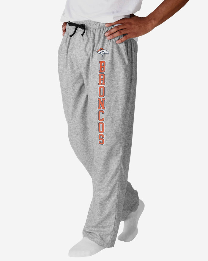 Denver Broncos Athletic Gray Lounge Pants FOCO S - FOCO.com