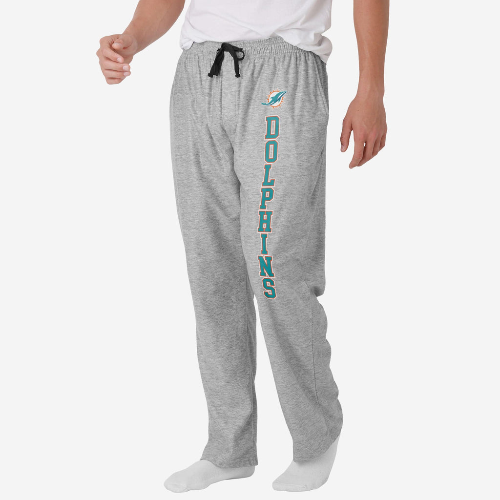 Miami Dolphins Athletic Gray Lounge Pants FOCO S - FOCO.com