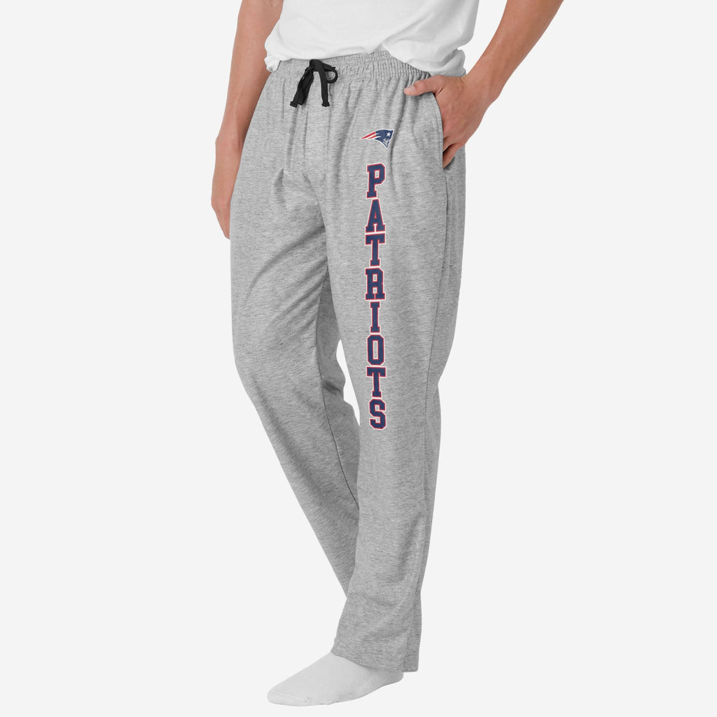 New England Patriots Athletic Gray Lounge Pants FOCO S - FOCO.com