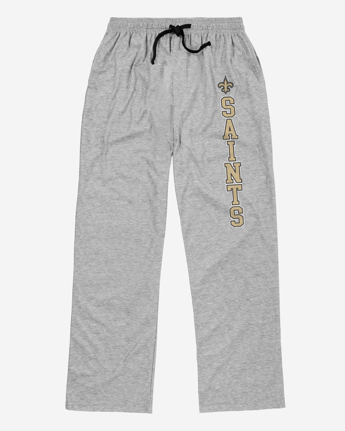 New Orleans Saints Athletic Gray Lounge Pants FOCO - FOCO.com