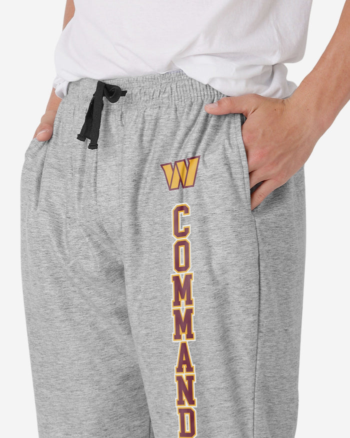 Washington Commanders Athletic Gray Lounge Pants FOCO - FOCO.com