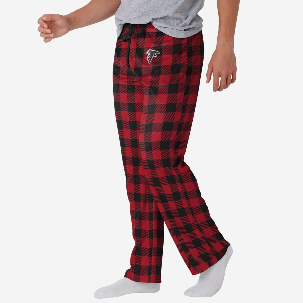 Atlanta Falcons Buffalo Check Lounge Pants FOCO S - FOCO.com