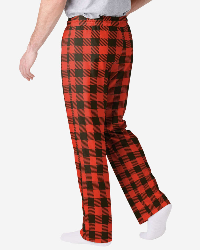 Cleveland Browns Buffalo Check Lounge Pants FOCO - FOCO.com