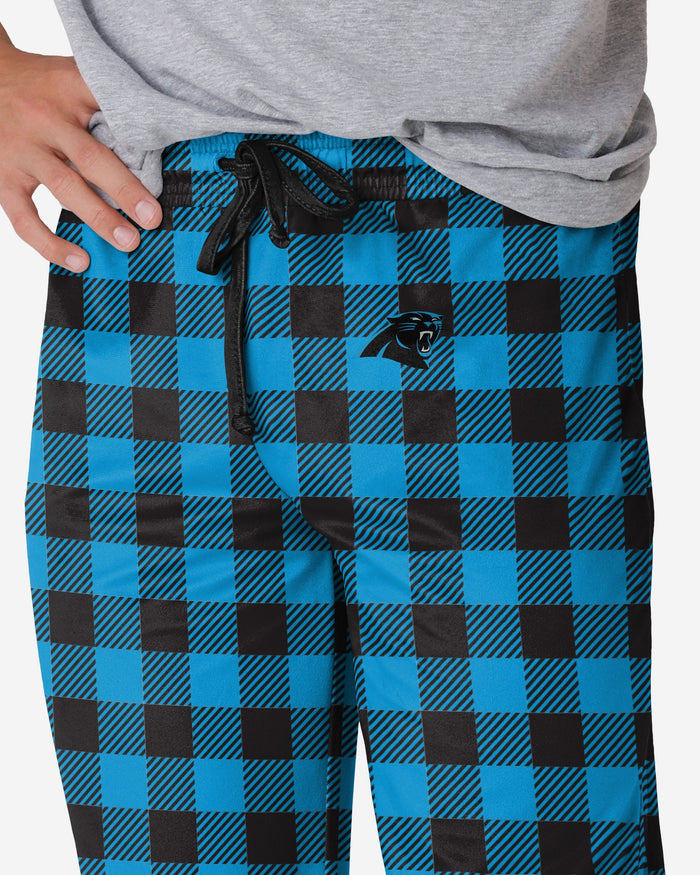 Carolina Panthers Buffalo Check Lounge Pants FOCO - FOCO.com