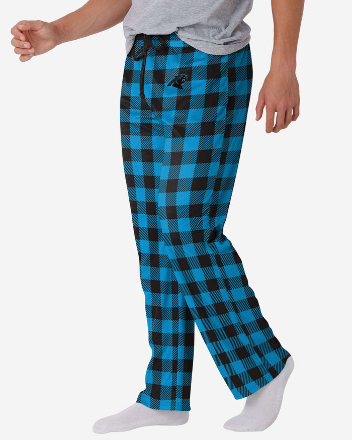 Carolina Panthers Buffalo Check Lounge Pants FOCO S - FOCO.com