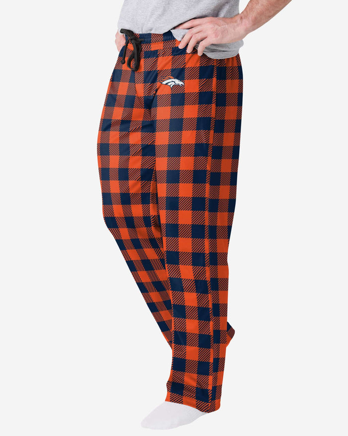 Denver Broncos Buffalo Check Lounge Pants FOCO S - FOCO.com