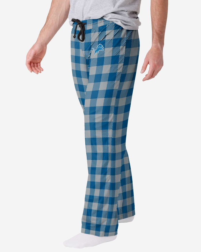 Detroit Lions Buffalo Check Lounge Pants FOCO S - FOCO.com