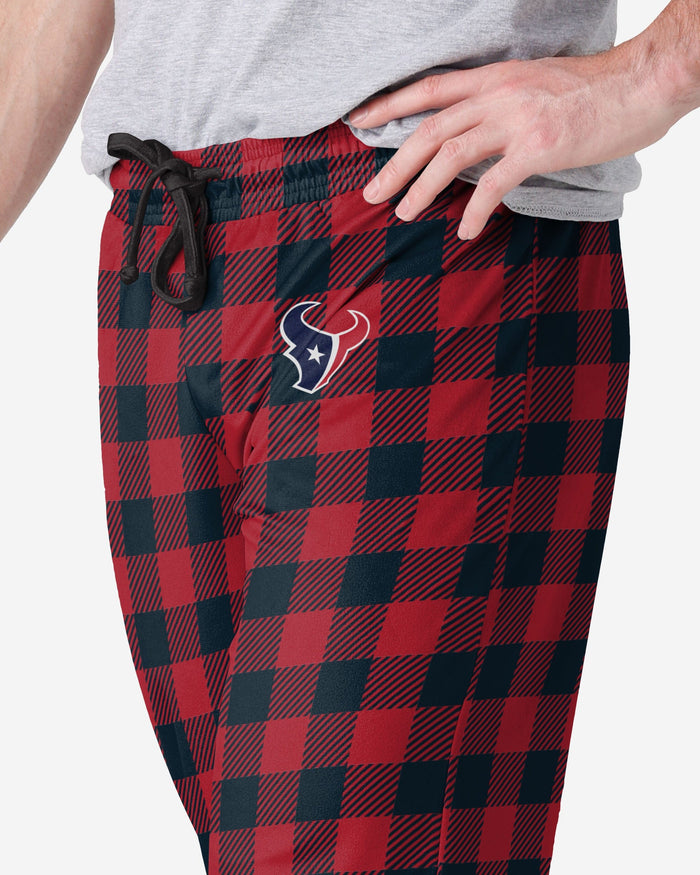 Houston Texans Buffalo Check Lounge Pants FOCO - FOCO.com