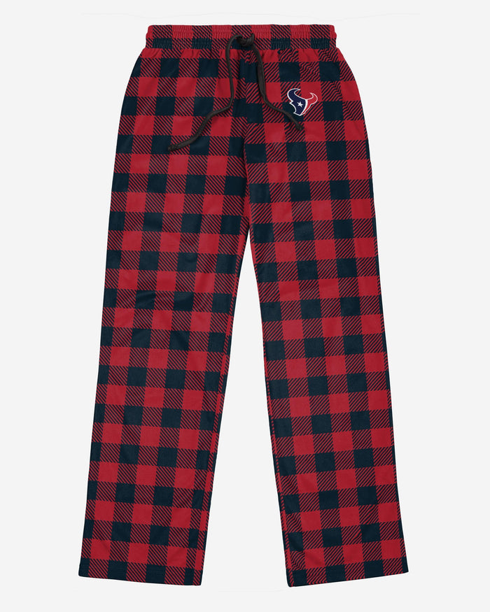 Houston Texans Buffalo Check Lounge Pants FOCO - FOCO.com