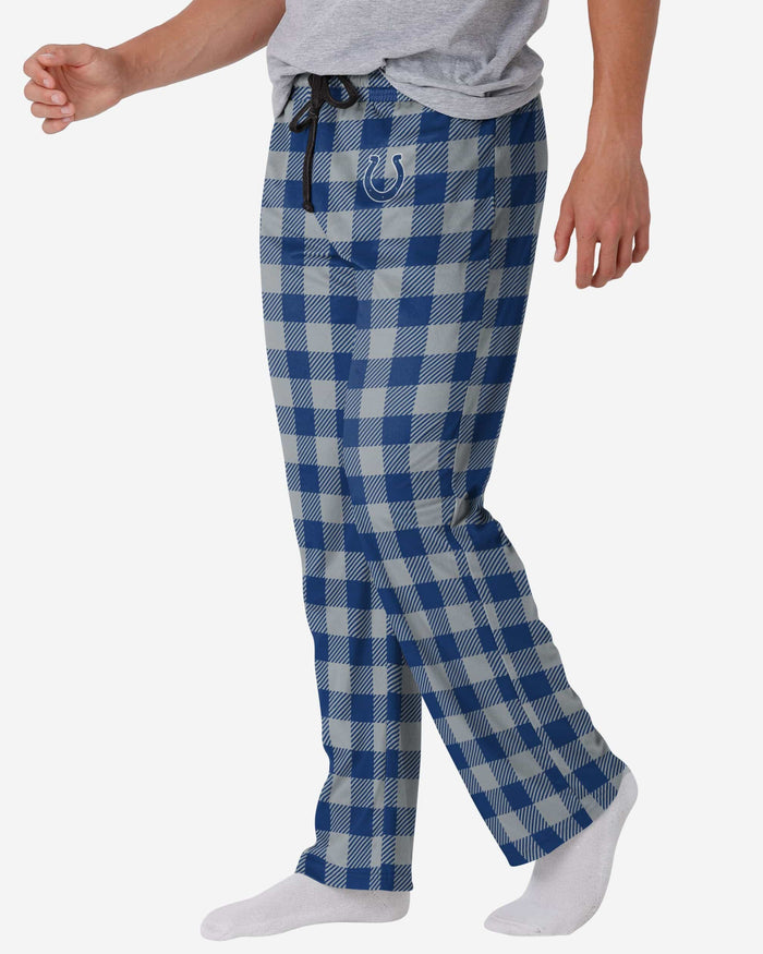 Indianapolis Colts Buffalo Check Lounge Pants FOCO S - FOCO.com