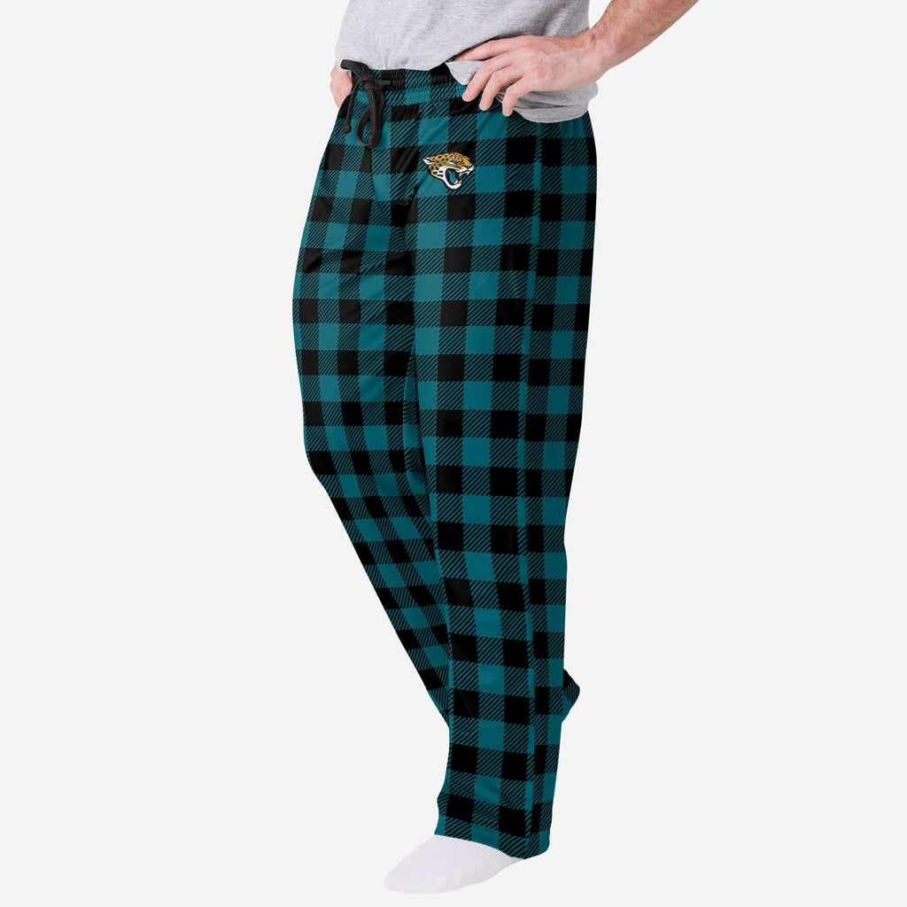 Jacksonville Jaguars Buffalo Check Lounge Pants FOCO S - FOCO.com