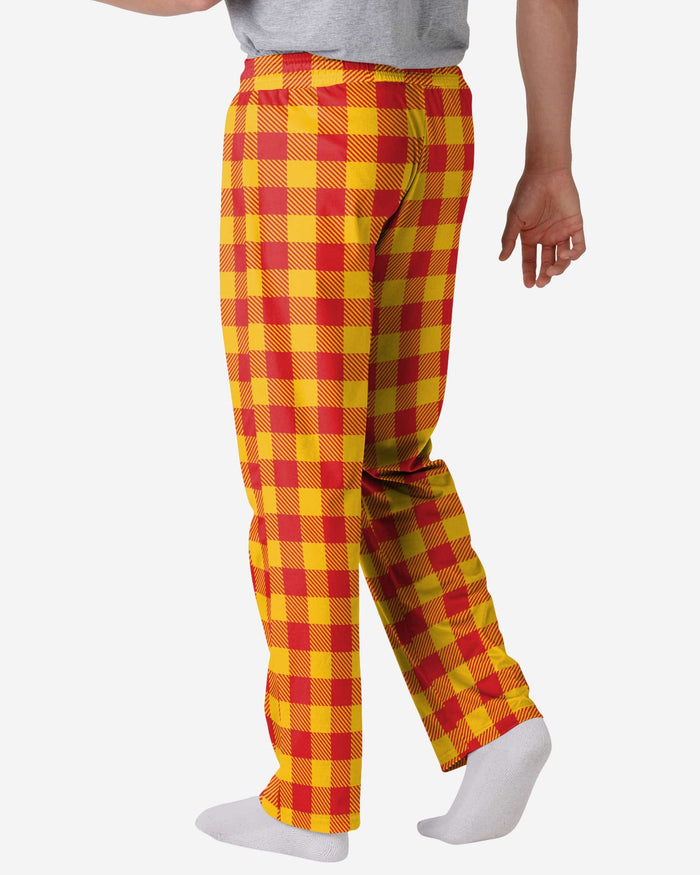 Kansas City Chiefs Buffalo Check Lounge Pants FOCO - FOCO.com