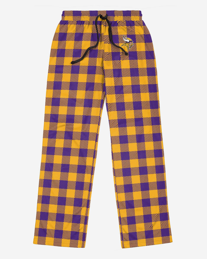 Minnesota Vikings Buffalo Check Lounge Pants FOCO - FOCO.com