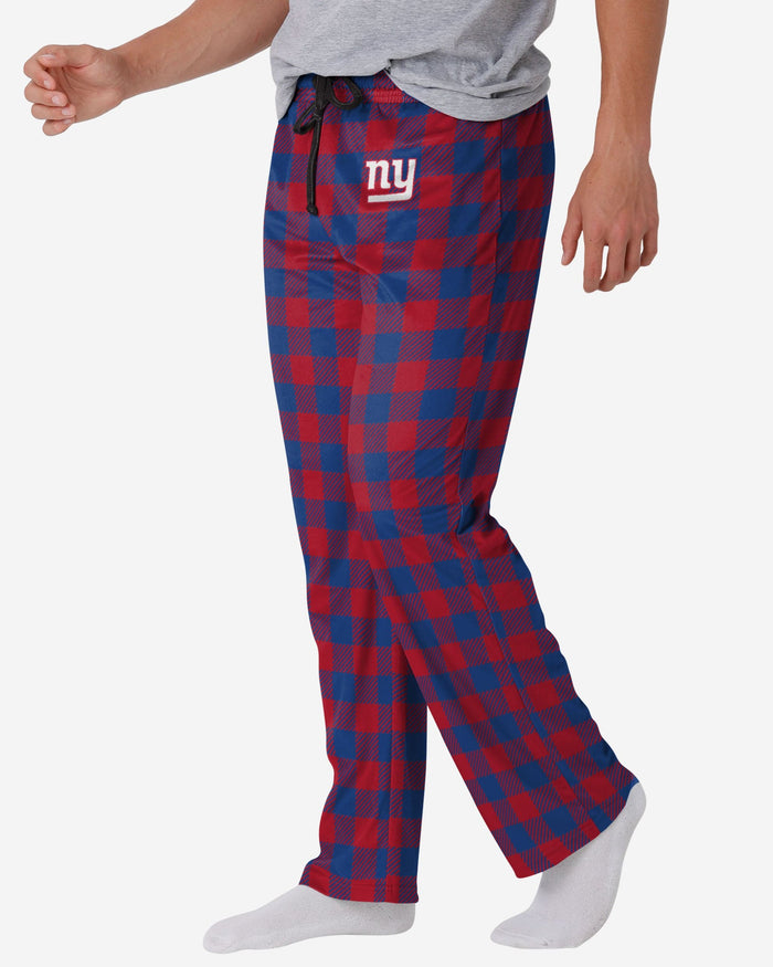 New York Giants Buffalo Check Lounge Pants FOCO S - FOCO.com