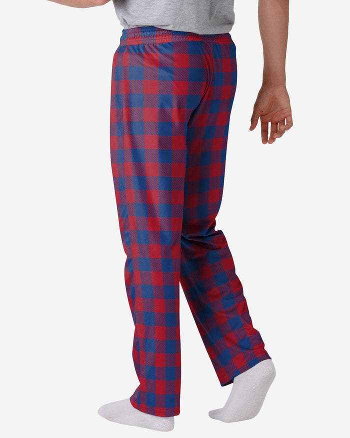 New York Giants Buffalo Check Lounge Pants FOCO - FOCO.com