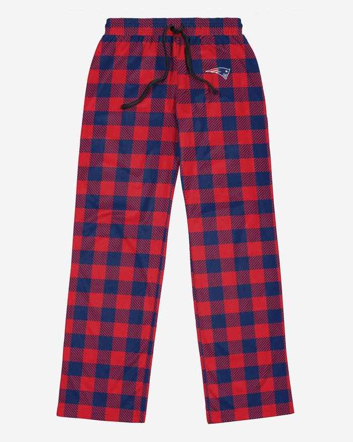 New England Patriots Buffalo Check Lounge Pants FOCO - FOCO.com