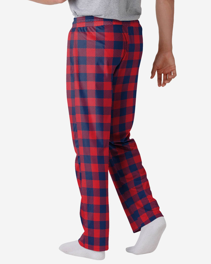 New England Patriots Buffalo Check Lounge Pants FOCO - FOCO.com