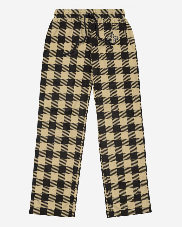 New Orleans Saints Buffalo Check Lounge Pants FOCO - FOCO.com