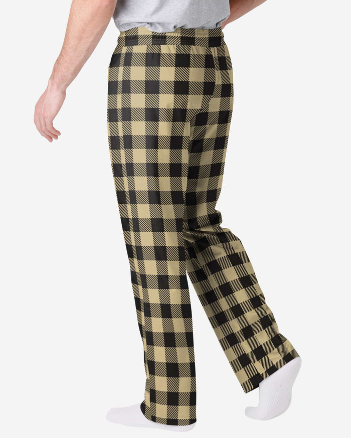 New Orleans Saints Buffalo Check Lounge Pants FOCO - FOCO.com