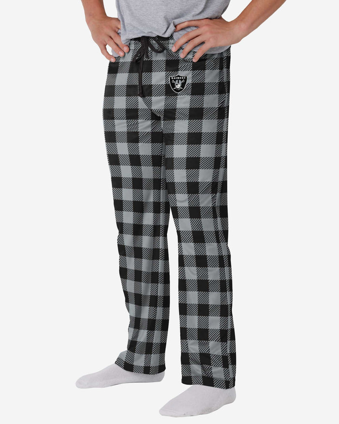 Las Vegas Raiders Buffalo Check Lounge Pants FOCO S - FOCO.com