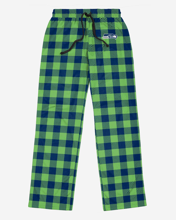 Seattle Seahawks Buffalo Check Lounge Pants FOCO - FOCO.com