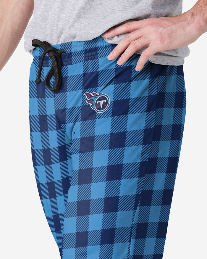 Tennessee Titans Buffalo Check Lounge Pants FOCO - FOCO.com