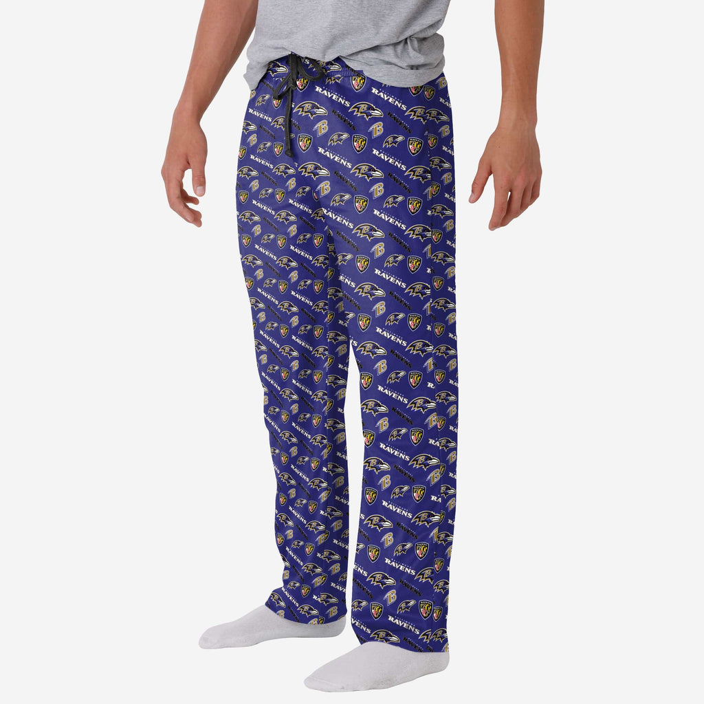 Baltimore Ravens Repeat Print Lounge Pants FOCO S - FOCO.com