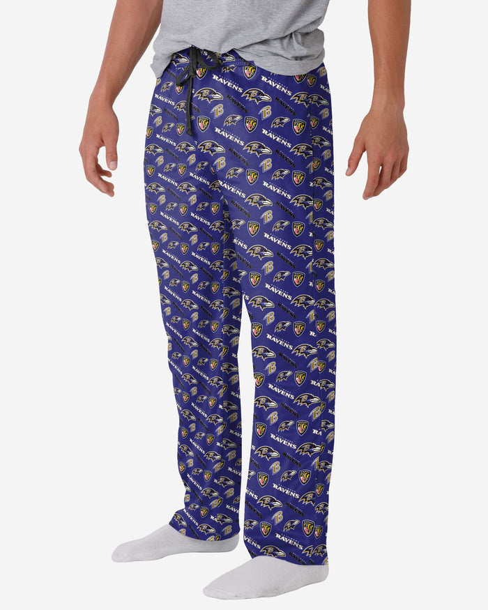 Baltimore Ravens Repeat Print Lounge Pants FOCO S - FOCO.com