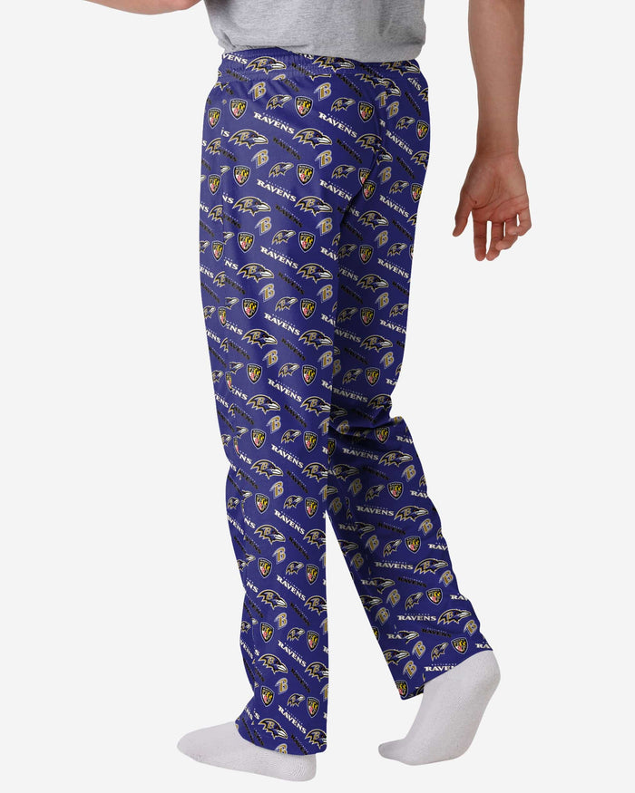 Baltimore Ravens Repeat Print Lounge Pants FOCO - FOCO.com