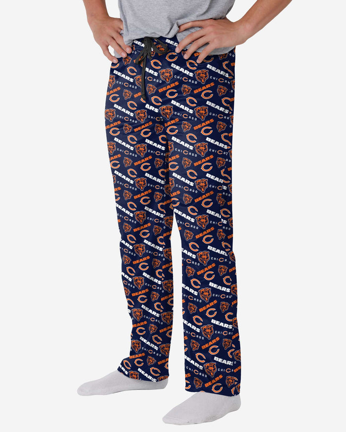 Chicago Bears Repeat Print Lounge Pants FOCO S - FOCO.com