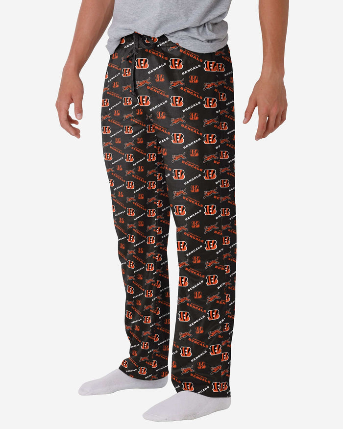 Cincinnati Bengals Repeat Print Lounge Pants FOCO S - FOCO.com