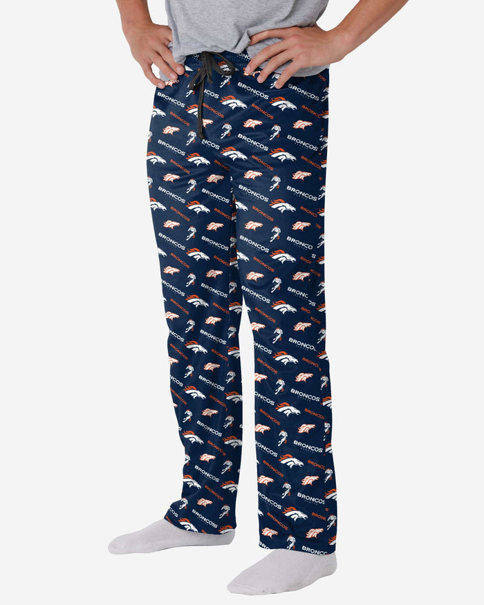 Denver Broncos Repeat Print Lounge Pants FOCO S - FOCO.com