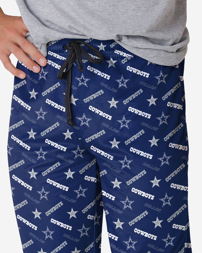 Dallas Cowboys Repeat Print Lounge Pants FOCO - FOCO.com