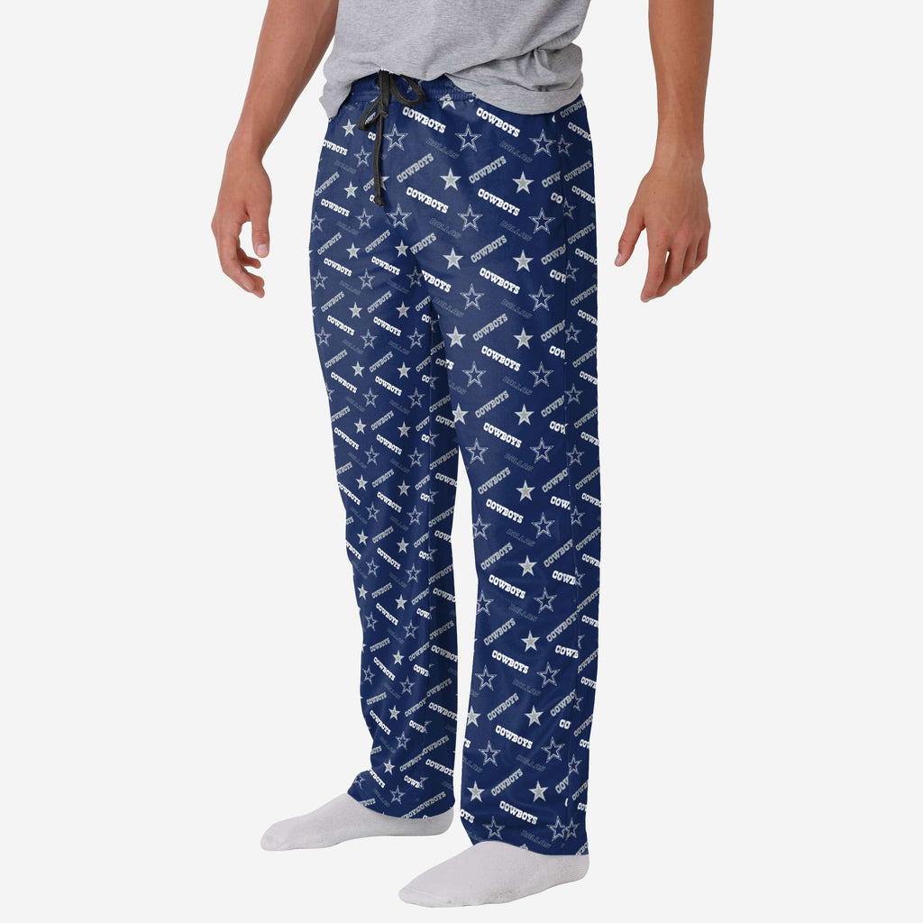 Dallas Cowboys Repeat Print Lounge Pants FOCO S - FOCO.com