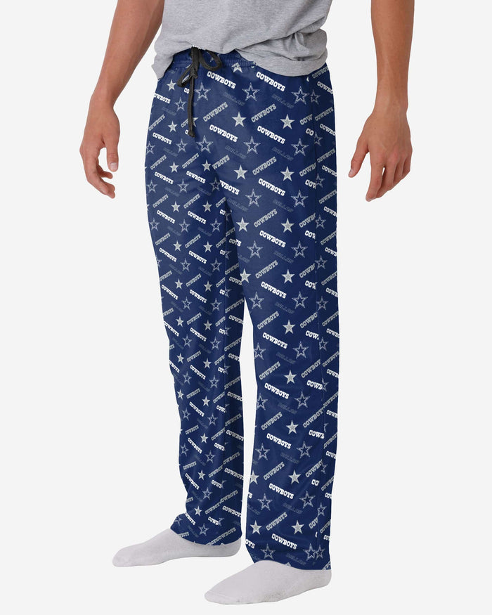 Dallas Cowboys Repeat Print Lounge Pants FOCO S - FOCO.com