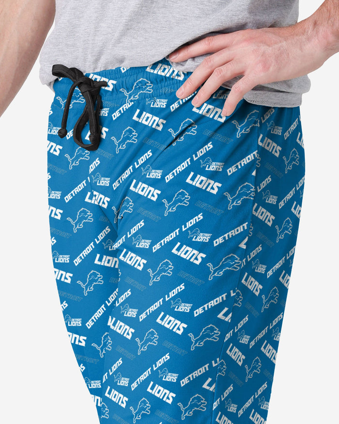 Detroit Lions Repeat Print Lounge Pants FOCO - FOCO.com