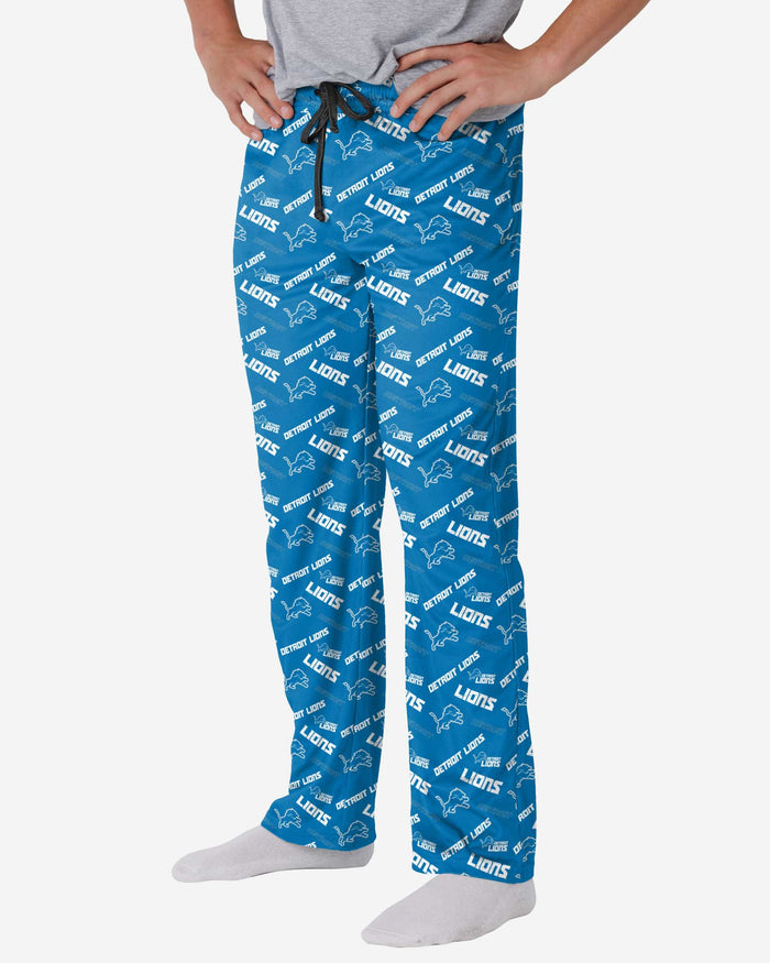 Detroit Lions Repeat Print Lounge Pants FOCO S - FOCO.com