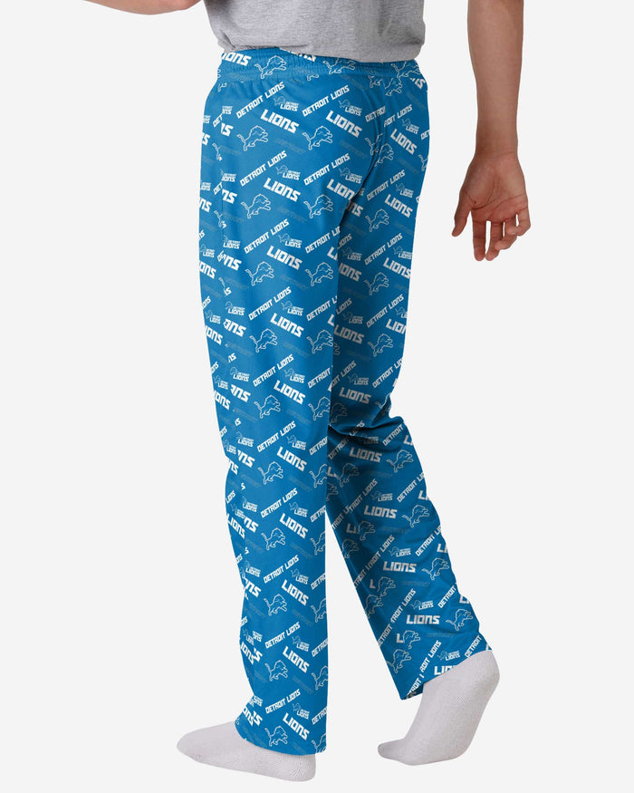 Detroit Lions Repeat Print Lounge Pants FOCO - FOCO.com