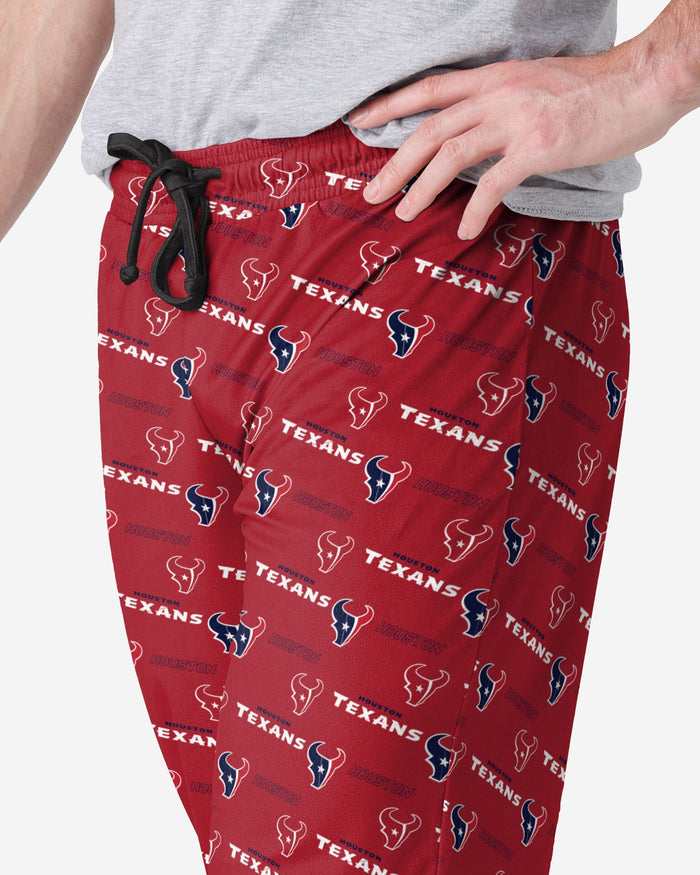 Houston Texans Repeat Print Lounge Pants FOCO - FOCO.com