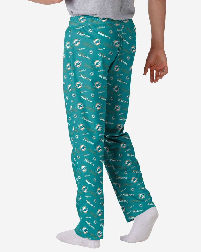 Miami Dolphins Repeat Print Lounge Pants FOCO - FOCO.com