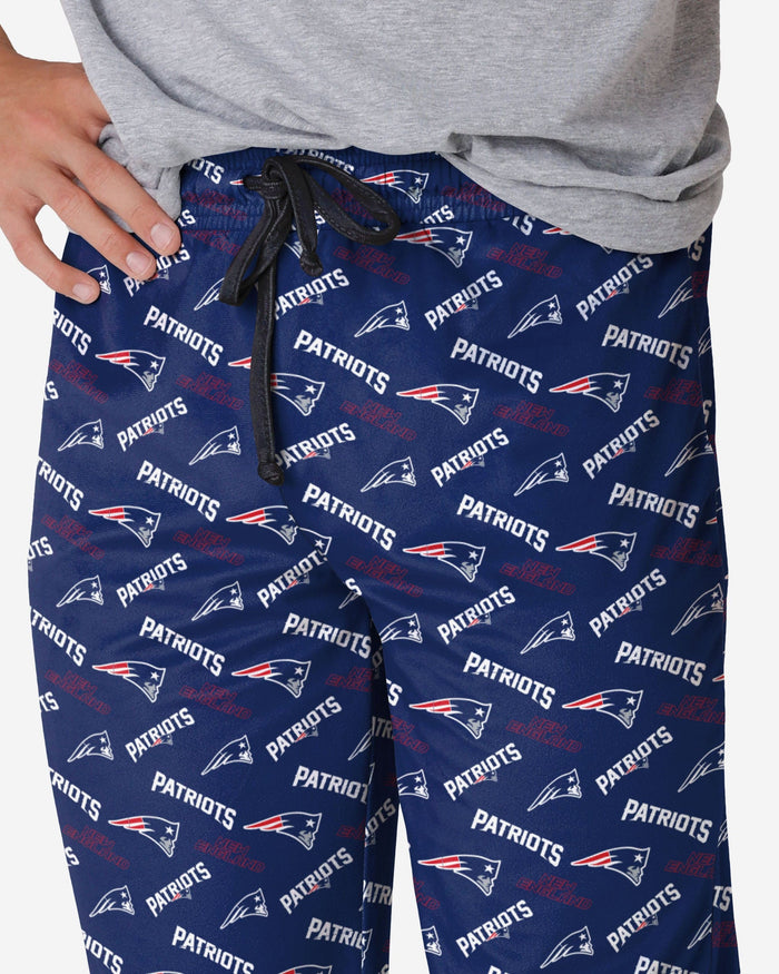 New England Patriots Repeat Print Lounge Pants FOCO - FOCO.com